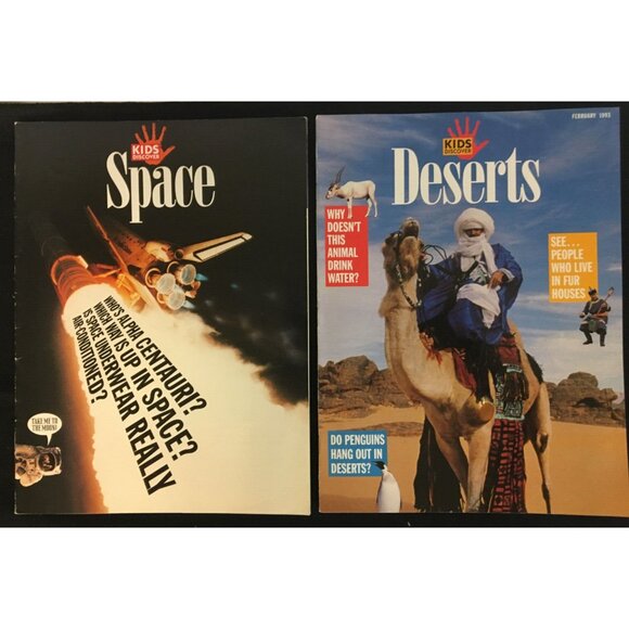 Kids Discover Magazine Lot of 6 Space Deserts The Maya Rain Forest Roman Empire - Picture 2 of 7